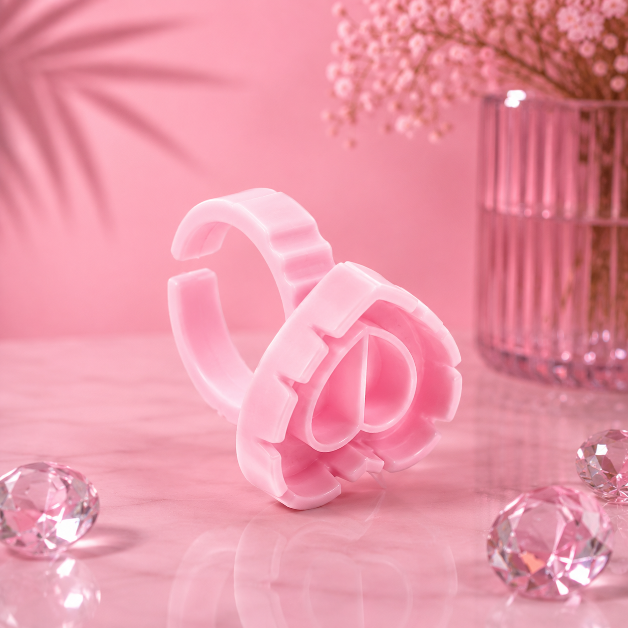LBI Heart Lash Glue Rings (100 Count)